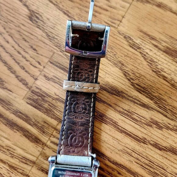 JUICY COUTURE G&P Silver And Leather Ladies Watch VINTAGE INSPIRED - Picture 6 of 11